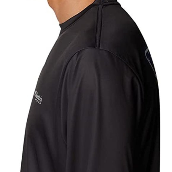 🆕Columbia Men's Terminal Tackle PFG State Triangle LS, MD-Black/Ga Flag, NWT - Picture 2 of 5